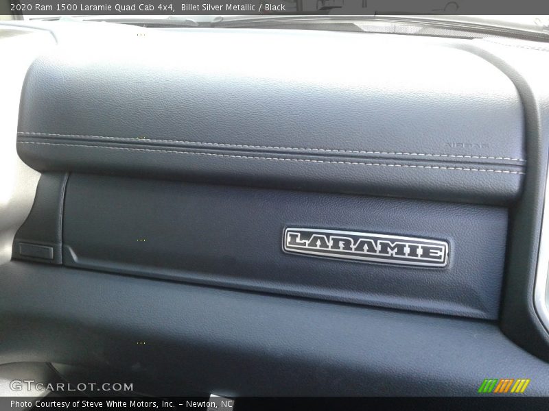 Billet Silver Metallic / Black 2020 Ram 1500 Laramie Quad Cab 4x4