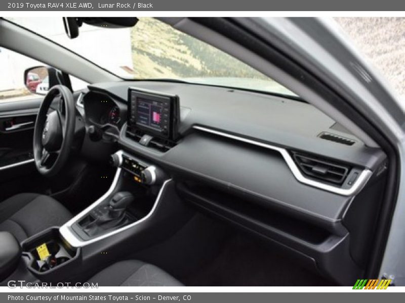 Lunar Rock / Black 2019 Toyota RAV4 XLE AWD