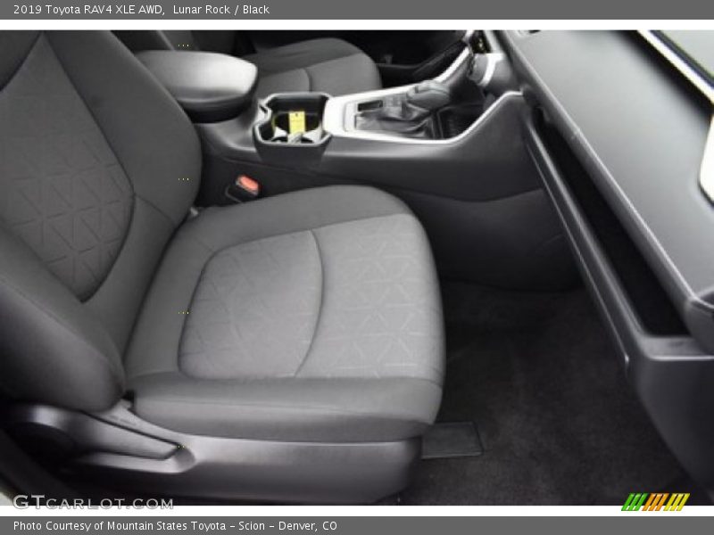 Lunar Rock / Black 2019 Toyota RAV4 XLE AWD