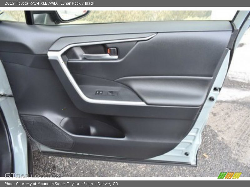 Lunar Rock / Black 2019 Toyota RAV4 XLE AWD