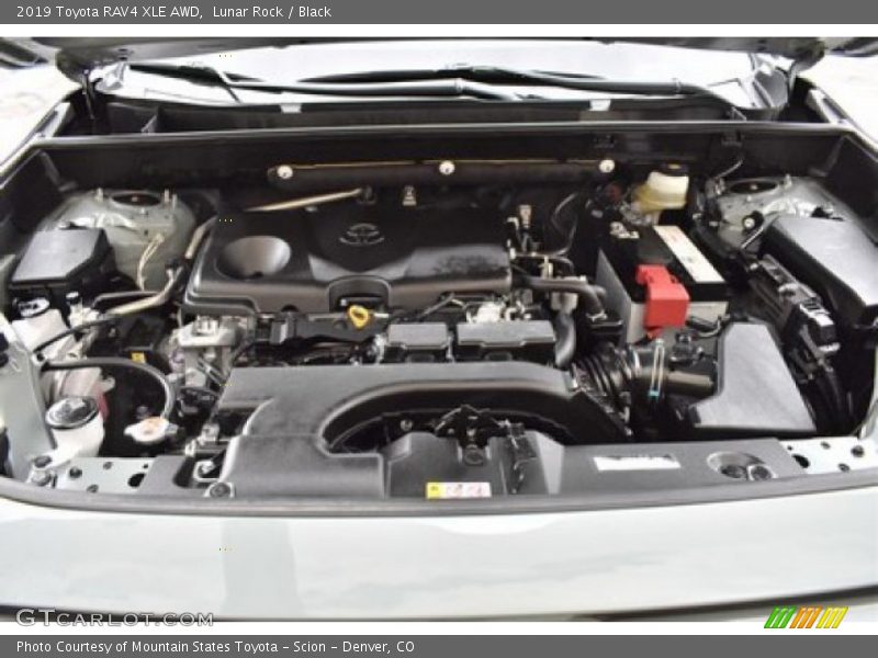 Lunar Rock / Black 2019 Toyota RAV4 XLE AWD