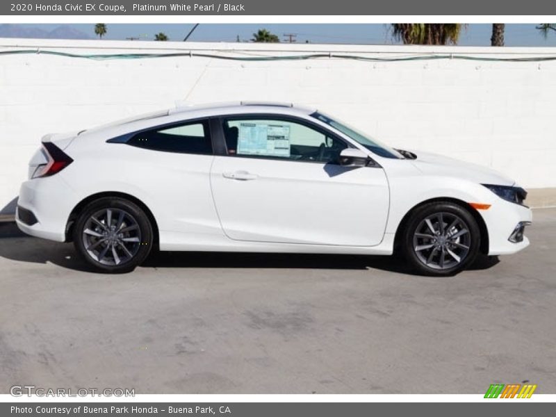  2020 Civic EX Coupe Platinum White Pearl