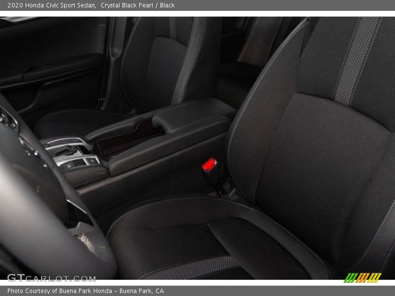 Crystal Black Pearl / Black 2020 Honda Civic Sport Sedan