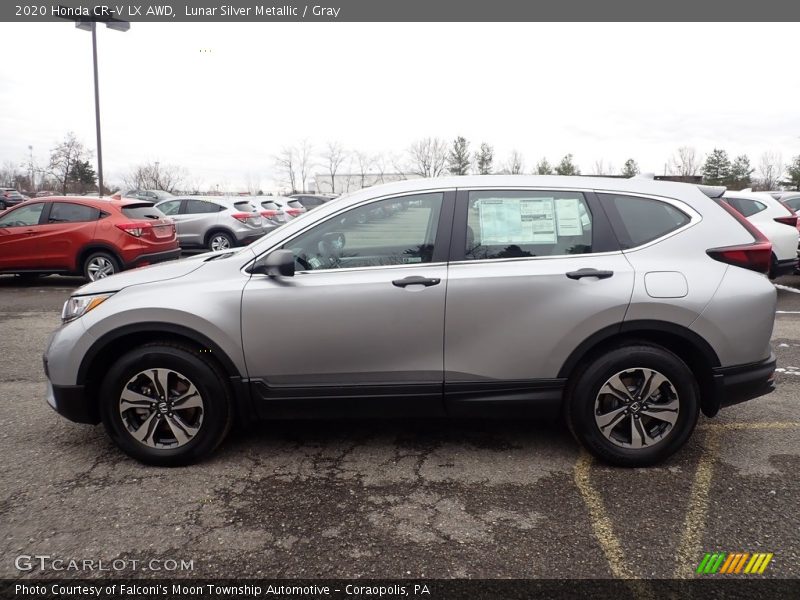 Lunar Silver Metallic / Gray 2020 Honda CR-V LX AWD