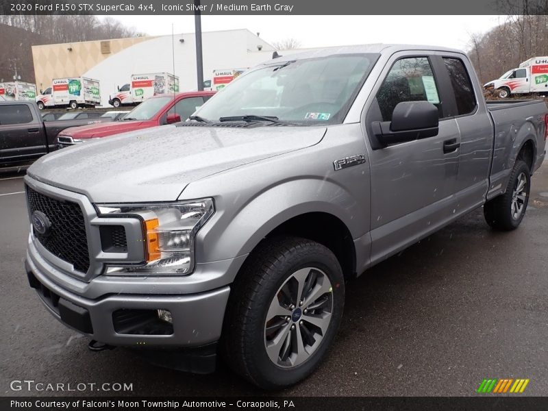 Iconic Silver / Medium Earth Gray 2020 Ford F150 STX SuperCab 4x4