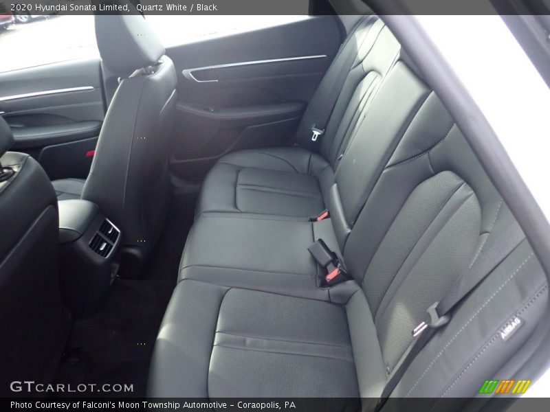 Quartz White / Black 2020 Hyundai Sonata Limited