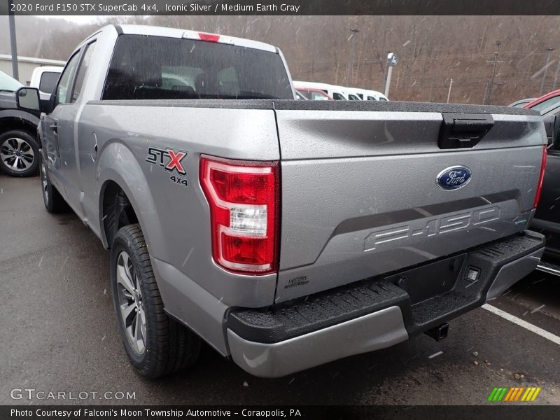 Iconic Silver / Medium Earth Gray 2020 Ford F150 STX SuperCab 4x4