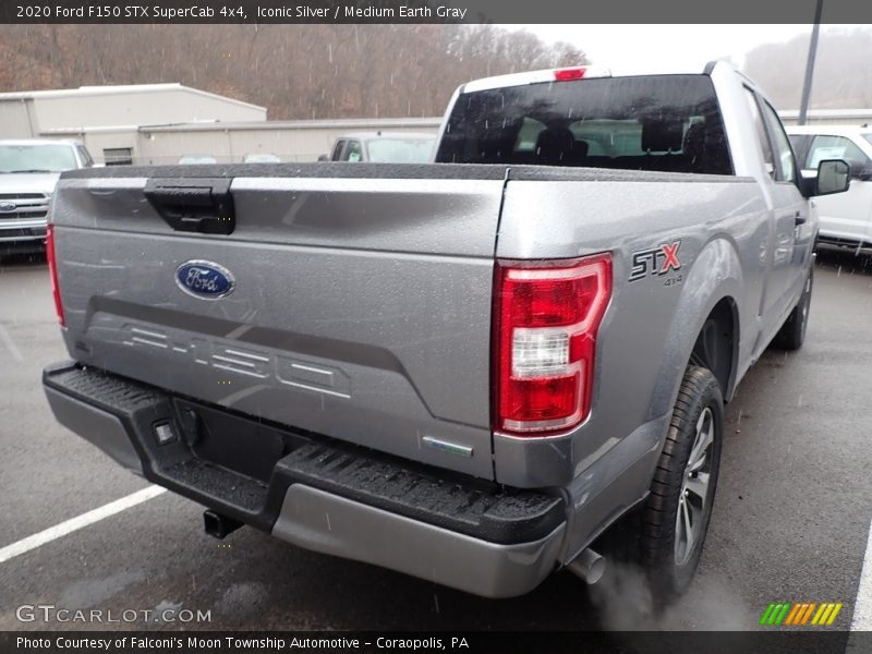 Iconic Silver / Medium Earth Gray 2020 Ford F150 STX SuperCab 4x4