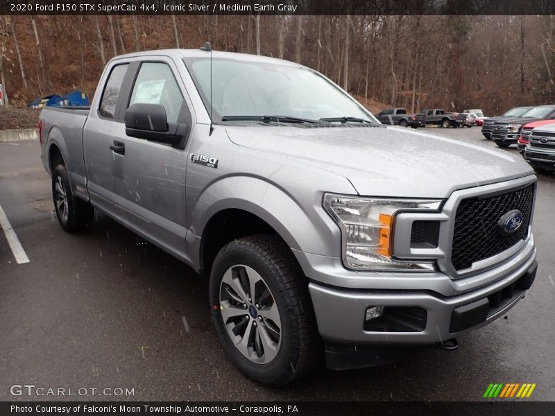 Iconic Silver / Medium Earth Gray 2020 Ford F150 STX SuperCab 4x4