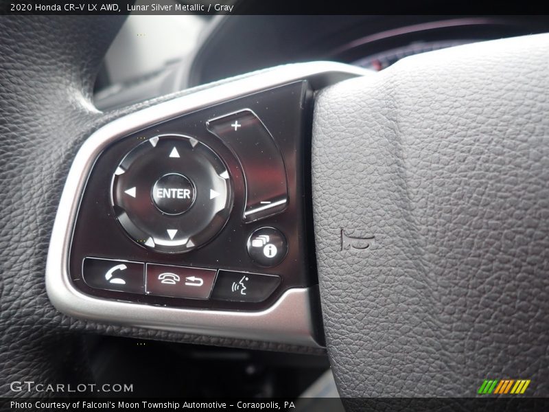 Lunar Silver Metallic / Gray 2020 Honda CR-V LX AWD