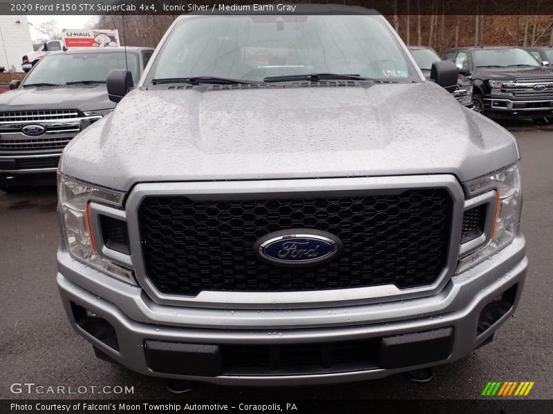 Iconic Silver / Medium Earth Gray 2020 Ford F150 STX SuperCab 4x4