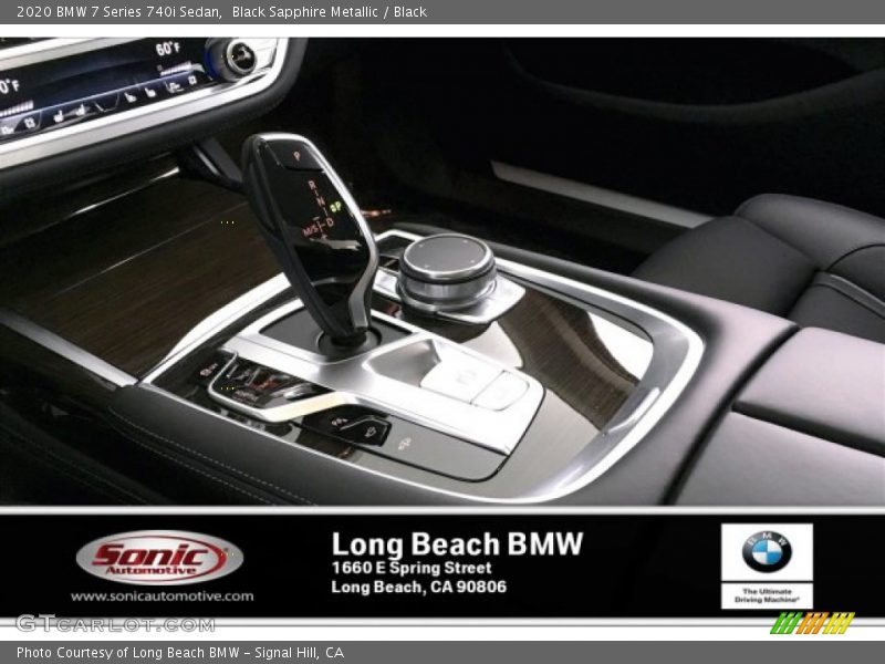 Black Sapphire Metallic / Black 2020 BMW 7 Series 740i Sedan