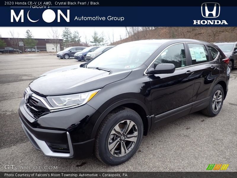 Crystal Black Pearl / Black 2020 Honda CR-V LX AWD