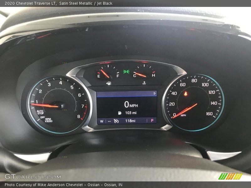 Satin Steel Metallic / Jet Black 2020 Chevrolet Traverse LT