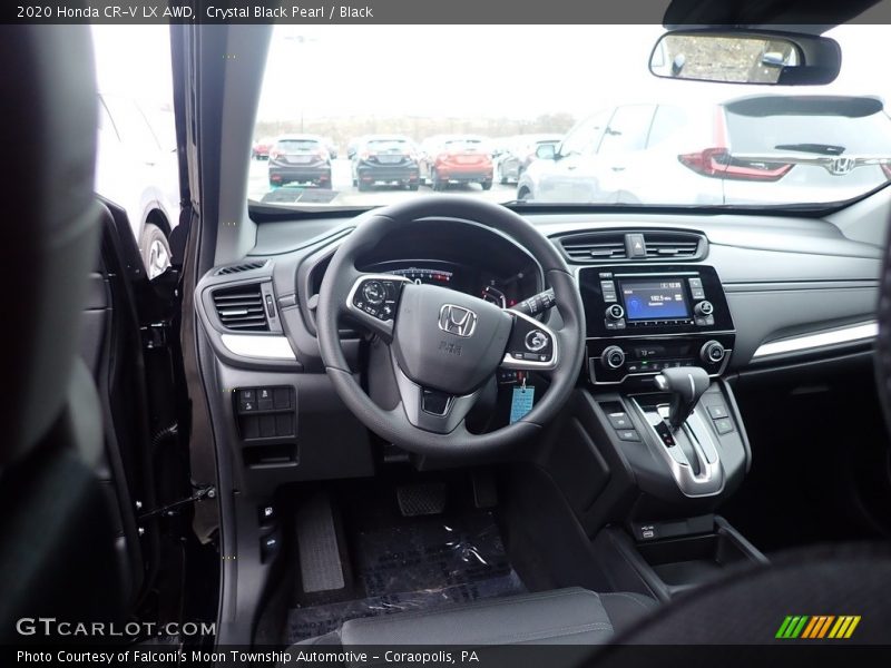 Crystal Black Pearl / Black 2020 Honda CR-V LX AWD