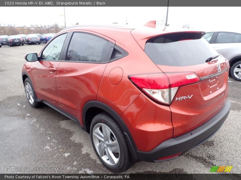 Orangeburst Metallic / Black 2020 Honda HR-V EX AWD