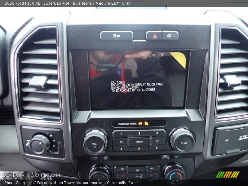 Blue Jeans / Medium Earth Gray 2020 Ford F150 XLT SuperCab 4x4