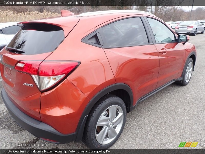 Orangeburst Metallic / Black 2020 Honda HR-V EX AWD