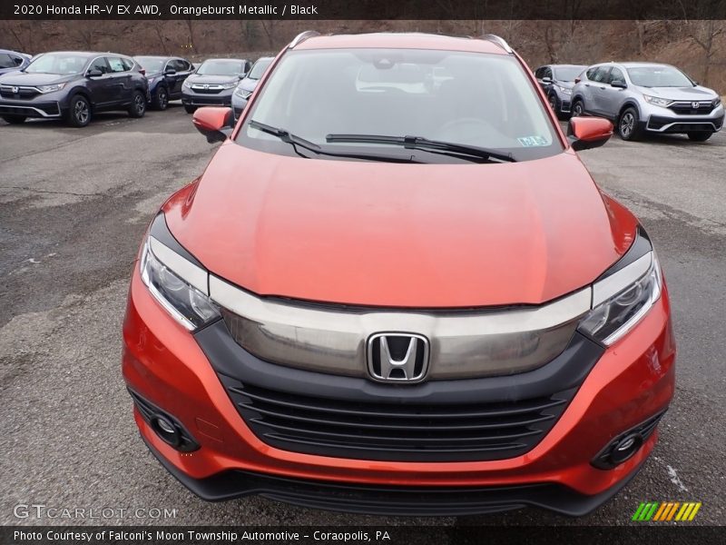 Orangeburst Metallic / Black 2020 Honda HR-V EX AWD
