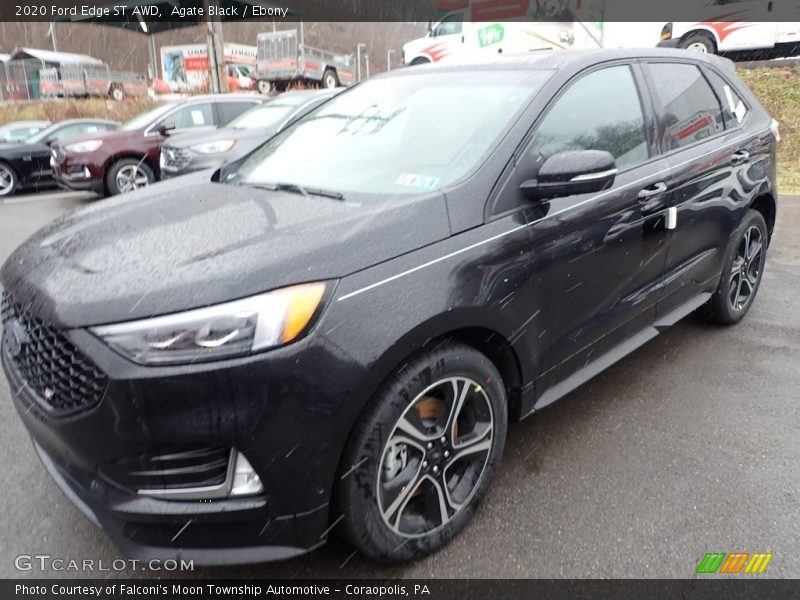 Agate Black / Ebony 2020 Ford Edge ST AWD