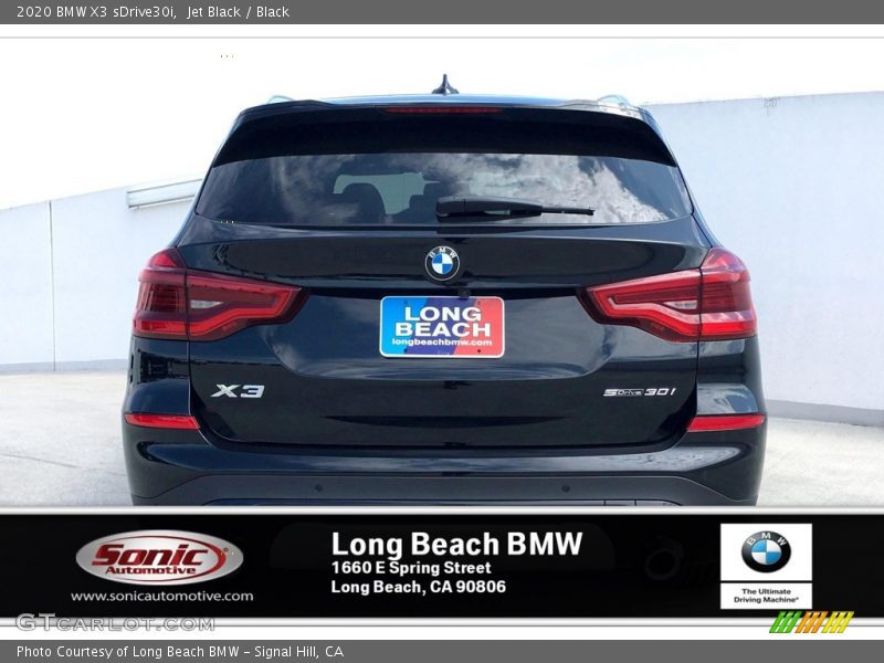 Jet Black / Black 2020 BMW X3 sDrive30i