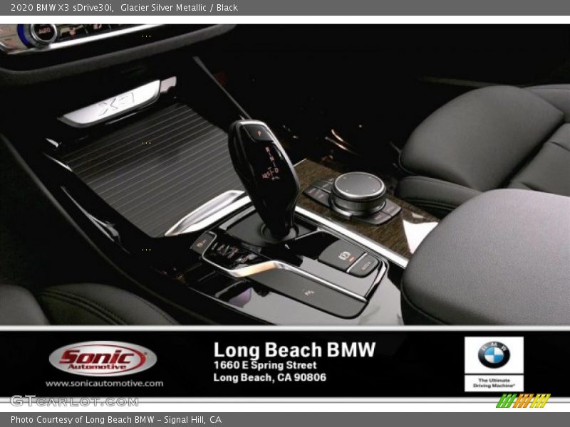 Glacier Silver Metallic / Black 2020 BMW X3 sDrive30i