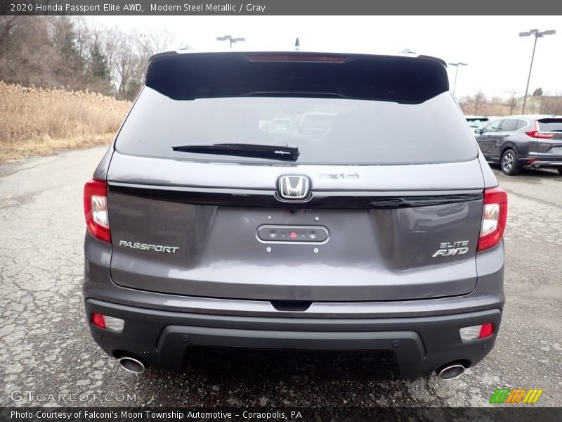 Modern Steel Metallic / Gray 2020 Honda Passport Elite AWD