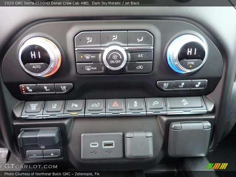 Dark Sky Metallic / Jet Black 2020 GMC Sierra 2500HD Denali Crew Cab 4WD