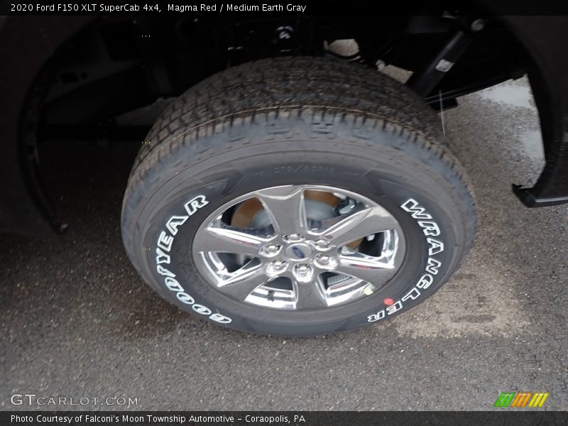 Magma Red / Medium Earth Gray 2020 Ford F150 XLT SuperCab 4x4