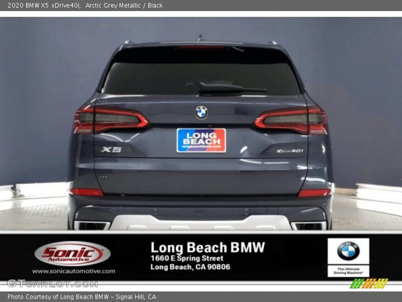 Arctic Grey Metallic / Black 2020 BMW X5 xDrive40i