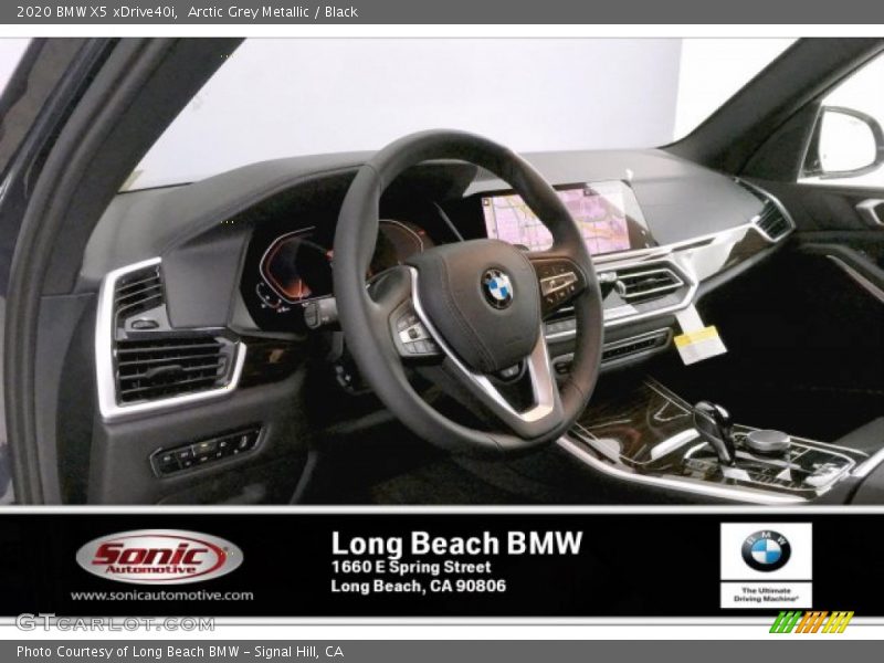 Arctic Grey Metallic / Black 2020 BMW X5 xDrive40i