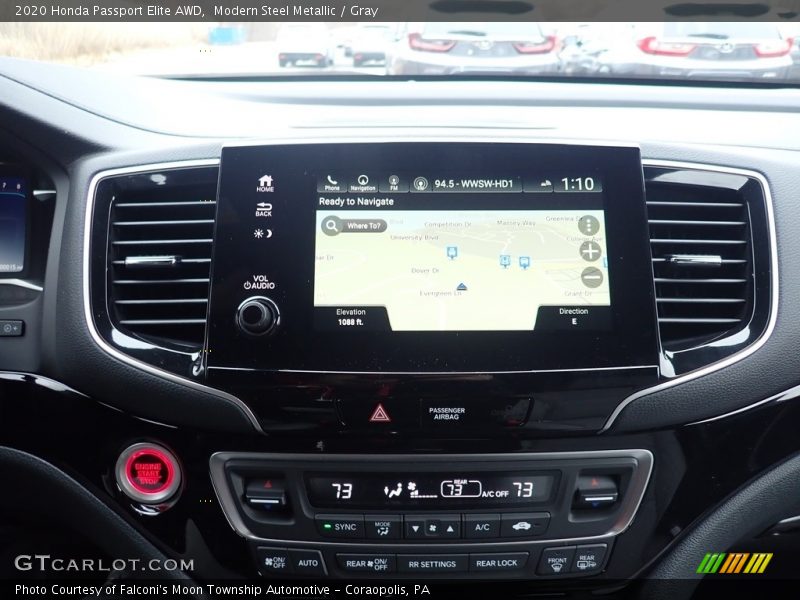 Modern Steel Metallic / Gray 2020 Honda Passport Elite AWD