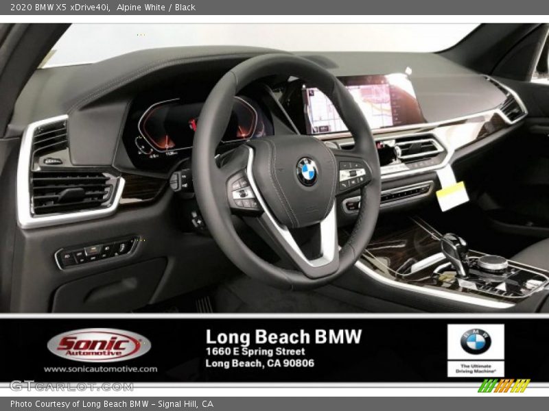 Alpine White / Black 2020 BMW X5 xDrive40i