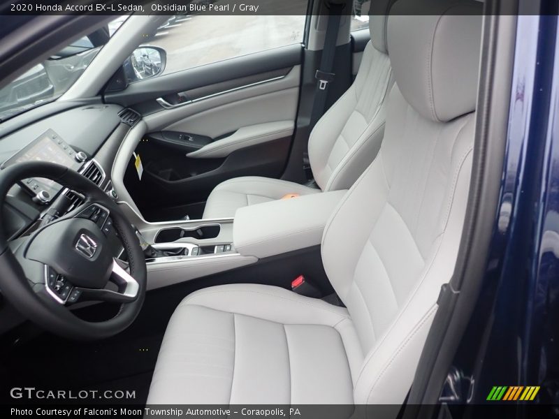 Front Seat of 2020 Accord EX-L Sedan