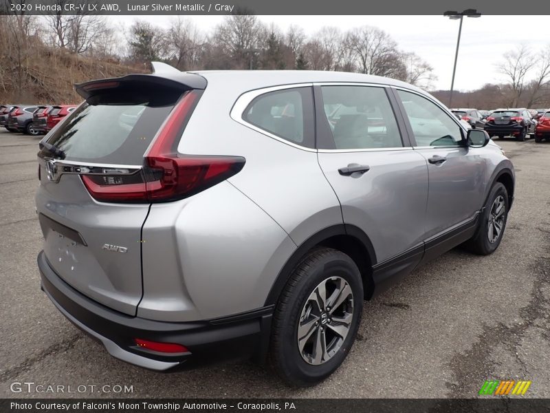 Lunar Silver Metallic / Gray 2020 Honda CR-V LX AWD