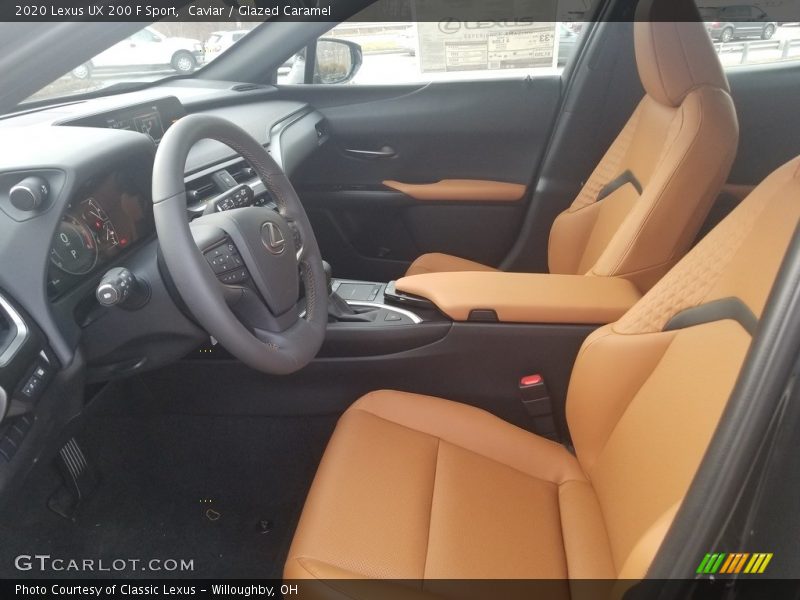  2020 UX 200 F Sport Glazed Caramel Interior