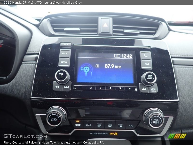 Lunar Silver Metallic / Gray 2020 Honda CR-V LX AWD