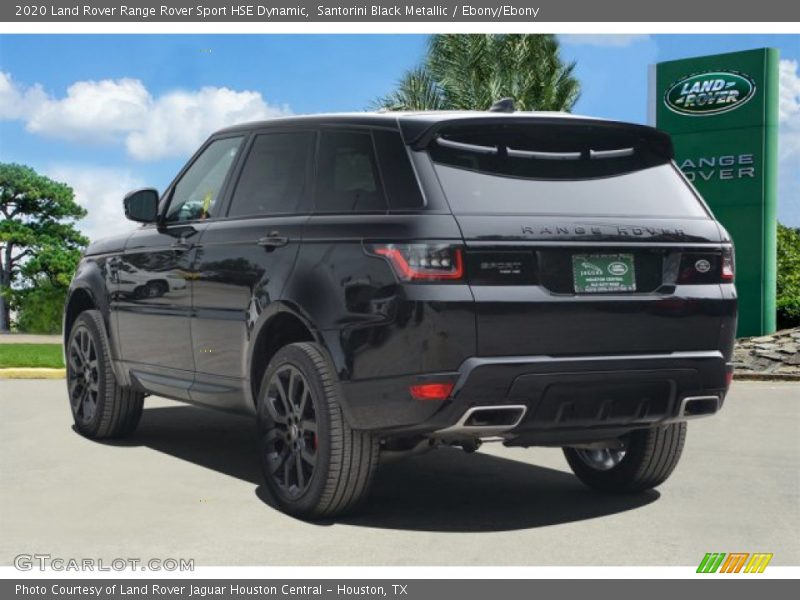 Santorini Black Metallic / Ebony/Ebony 2020 Land Rover Range Rover Sport HSE Dynamic