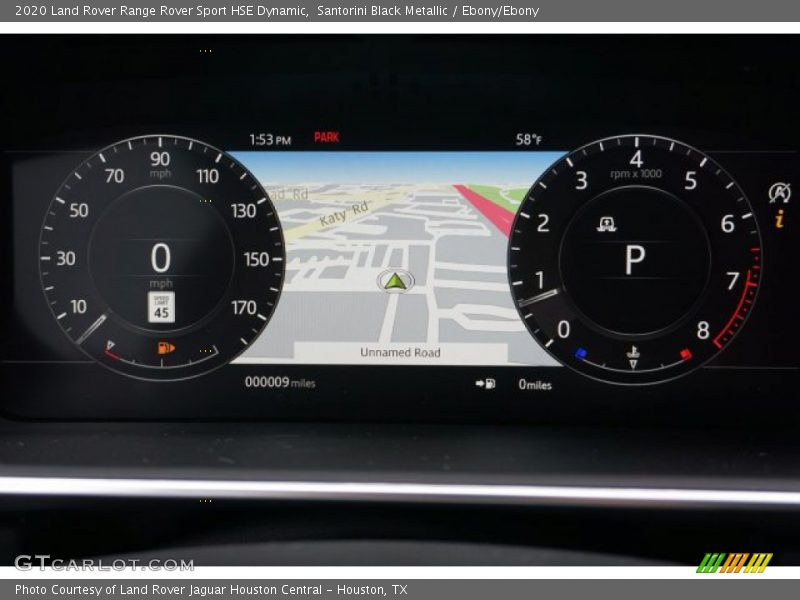 Santorini Black Metallic / Ebony/Ebony 2020 Land Rover Range Rover Sport HSE Dynamic