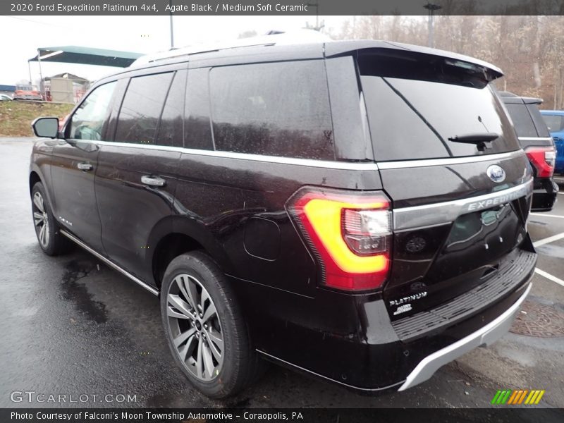 Agate Black / Medium Soft Ceramic 2020 Ford Expedition Platinum 4x4