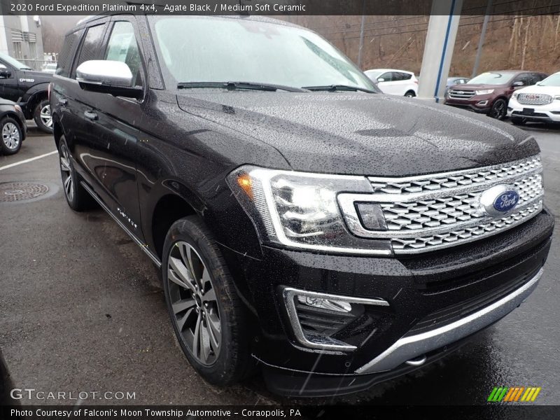 Agate Black / Medium Soft Ceramic 2020 Ford Expedition Platinum 4x4