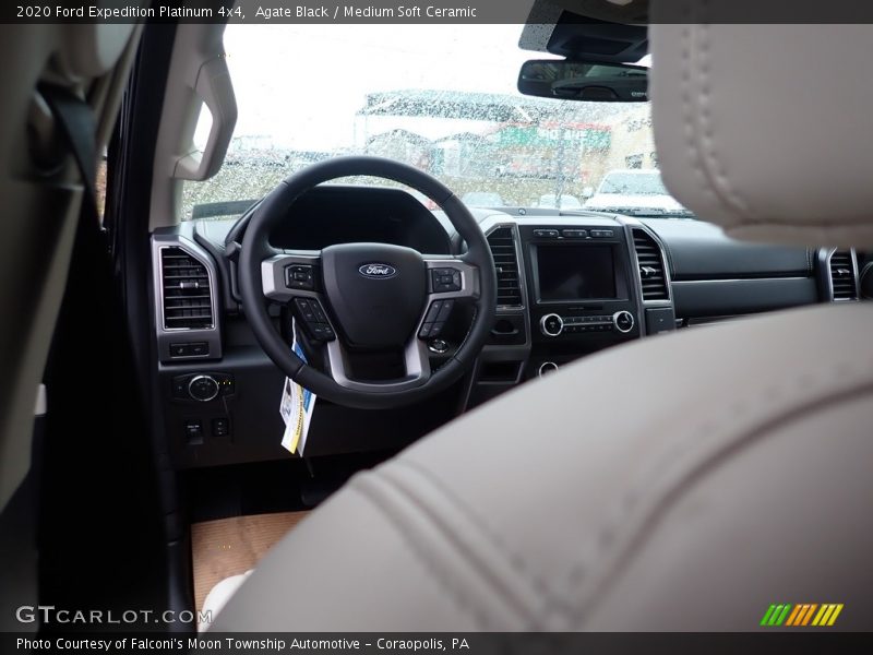 Agate Black / Medium Soft Ceramic 2020 Ford Expedition Platinum 4x4
