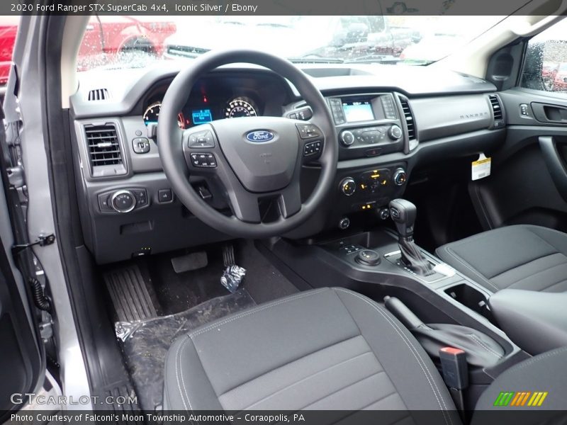  2020 Ranger STX SuperCab 4x4 Ebony Interior