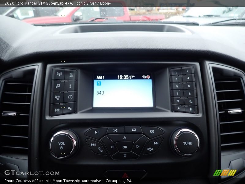 Controls of 2020 Ranger STX SuperCab 4x4