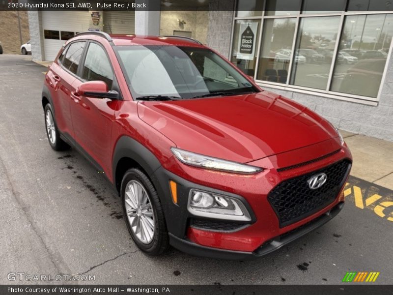 Front 3/4 View of 2020 Kona SEL AWD
