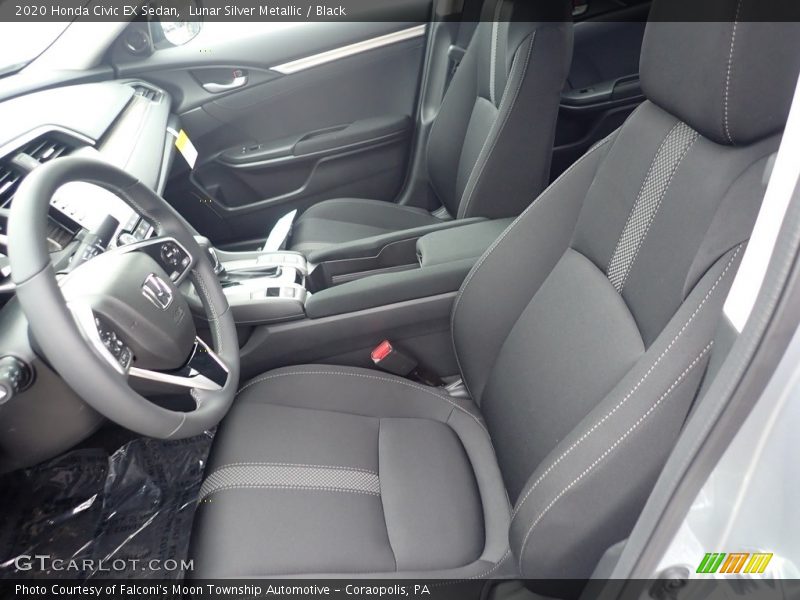 Front Seat of 2020 Civic EX Sedan