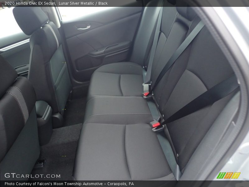Rear Seat of 2020 Civic EX Sedan