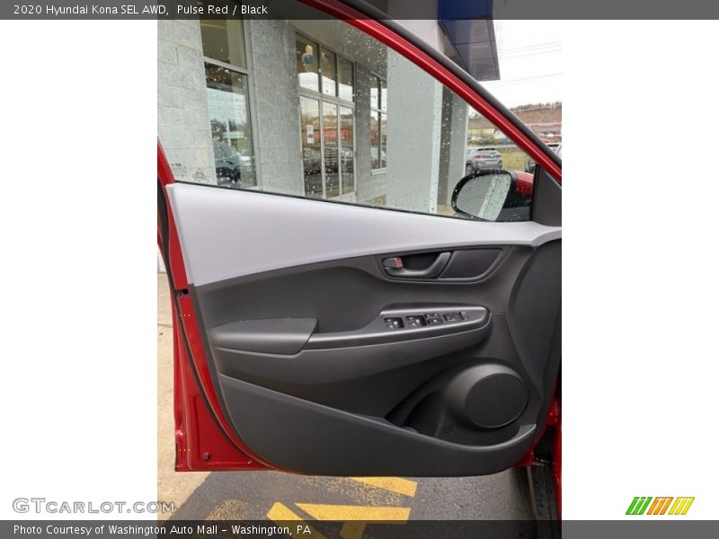 Pulse Red / Black 2020 Hyundai Kona SEL AWD