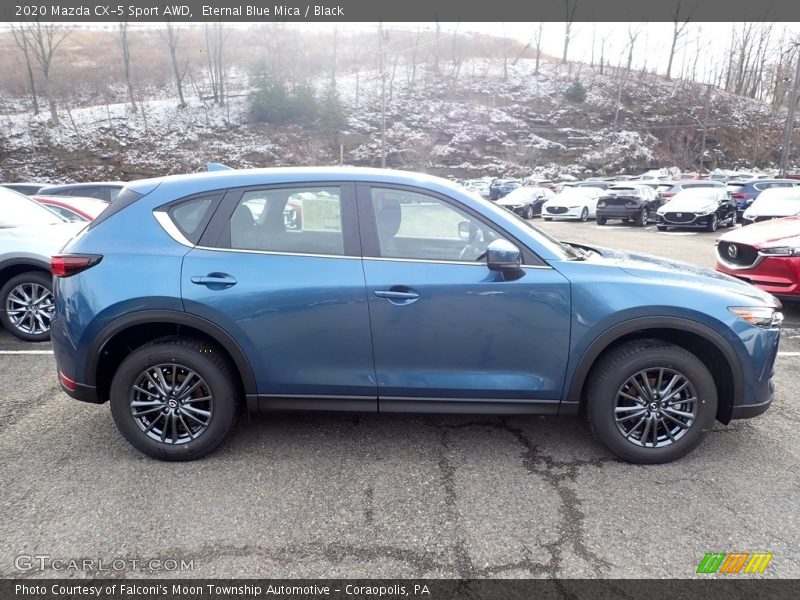 Eternal Blue Mica / Black 2020 Mazda CX-5 Sport AWD