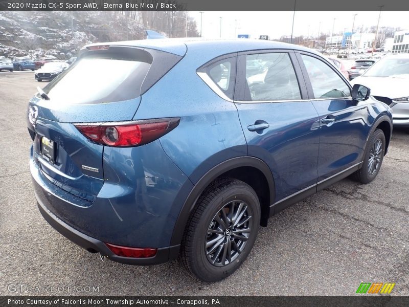 Eternal Blue Mica / Black 2020 Mazda CX-5 Sport AWD